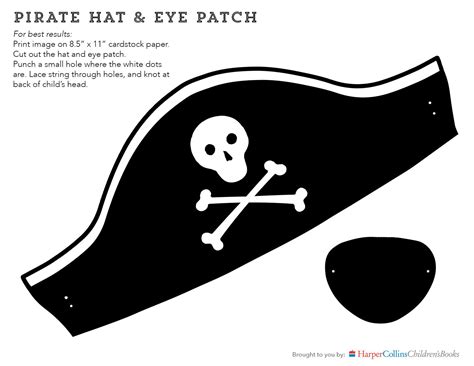 Pirate Hat Pattern Printable
